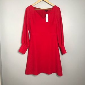 Ann Taylor Red Dress Size 4 NWT